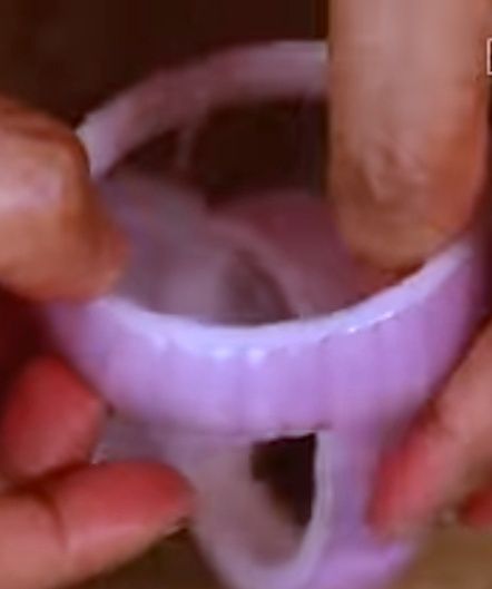 Step 1.1: Press from the center so that the rings will be separated