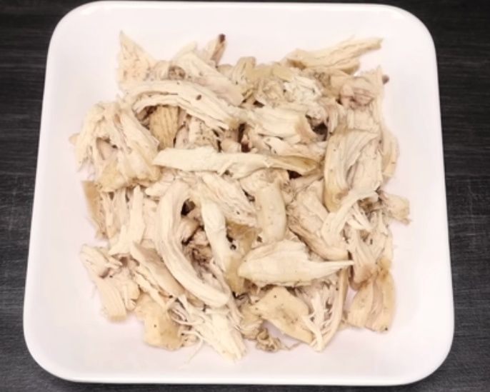 Step 1.1: Cut the chicken pieces into small pieces and set them aside