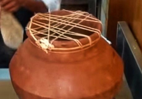 Step 4.1: For the traditional method, take a clay pot or steamer and line the inside with a clean white cloth