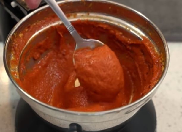 Step 2.1: Grind to a smooth, thick paste