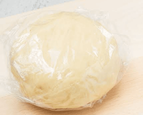 Step 2.1: Wrap the dough in plastic wrap and refrigerate for at least 30 minutes
