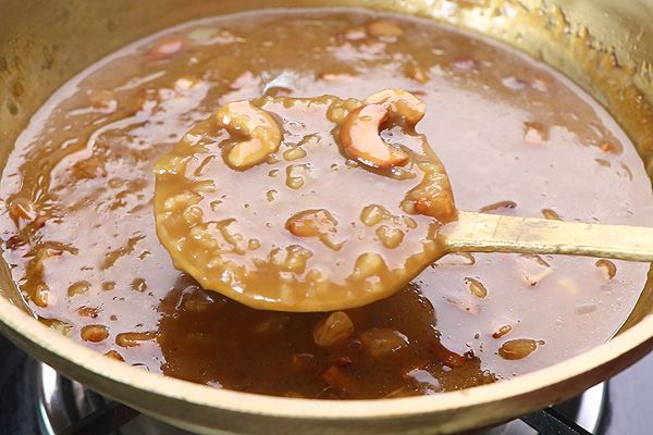 Step 2.2: Mix quickly and when it starts to boil, switch off the heat