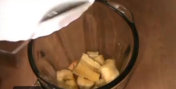 Step 3.1: Add the ripe plantains to the blender