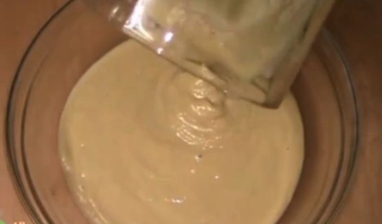 Step 4.1: Pour the blended plantain mixture into a medium-sized bowl