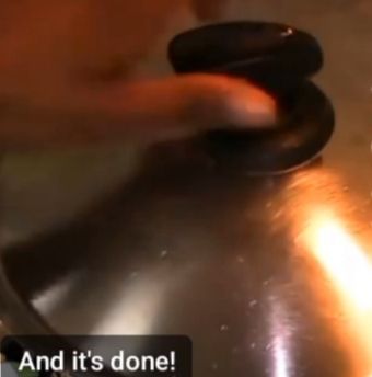 Step 6.3: Check occasionally and add more water if necessary to prevent burning