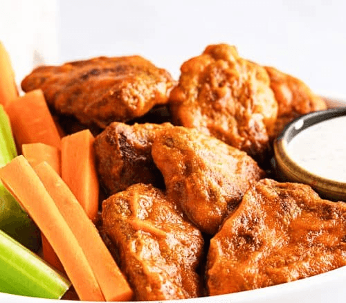 Step 3.1: Serve with vegan ranch, carrot sticks, and celery