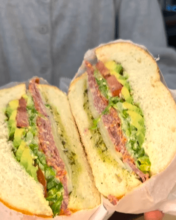 Grinder Sandwich with Pesto recipe