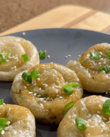 Air Fryer Shrimp Dumpling Spirals recipe