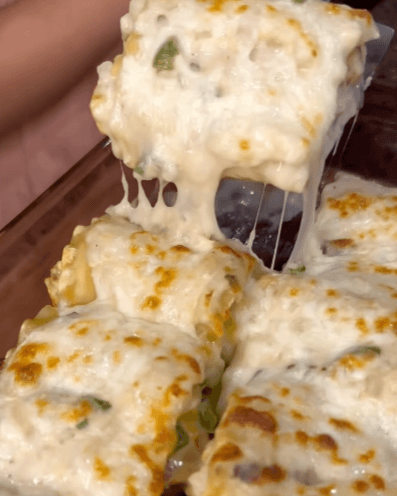 Chicken Alfredo Lasagna Rolls recipe