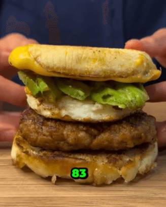 Homemade Sausage Egg McMuffin recipe