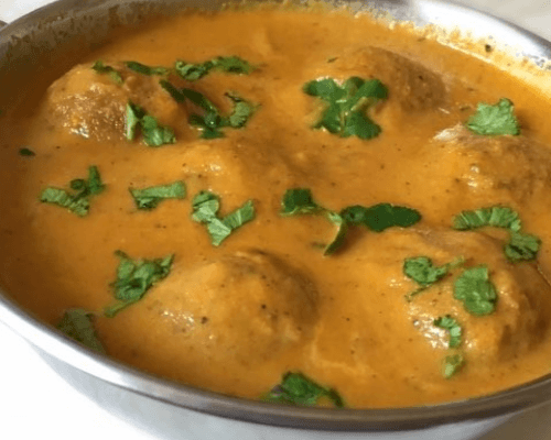 Soyabean Kofta Curry recipe
