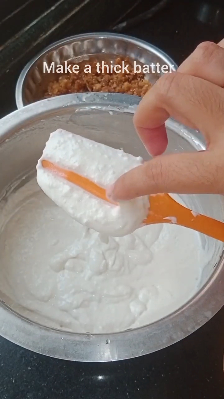 Step 1.1: Divide the Patoli batter into three bowls