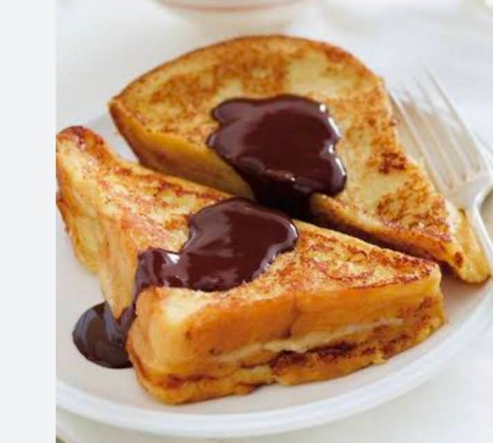 French toast with chocolate sauce  recipe