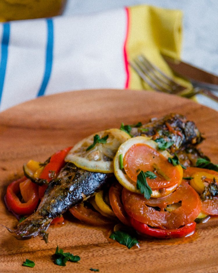 Sardine Tagine with Chermoula recipe