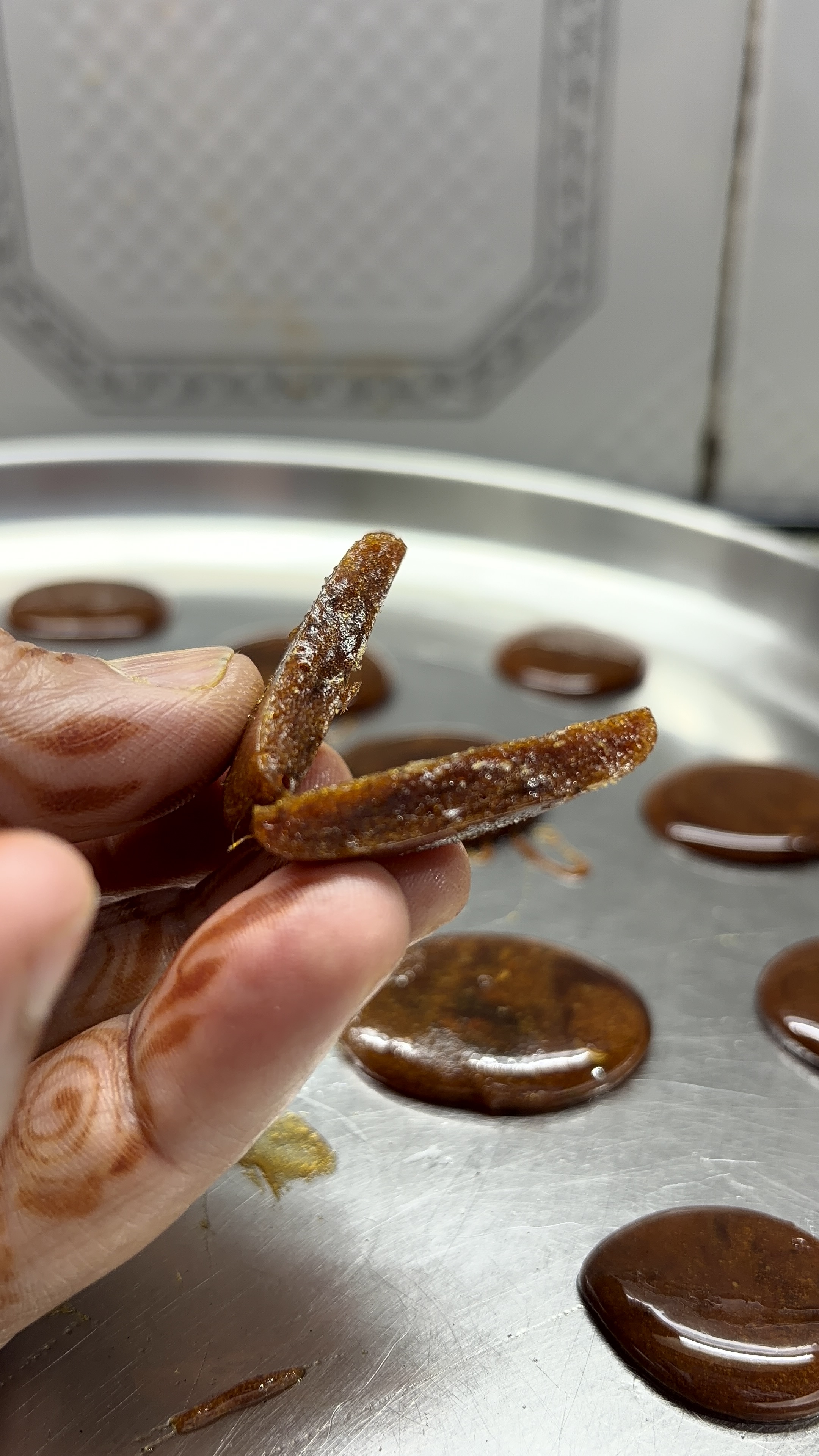 Step 7.1: Allow the candies to cool completely and set