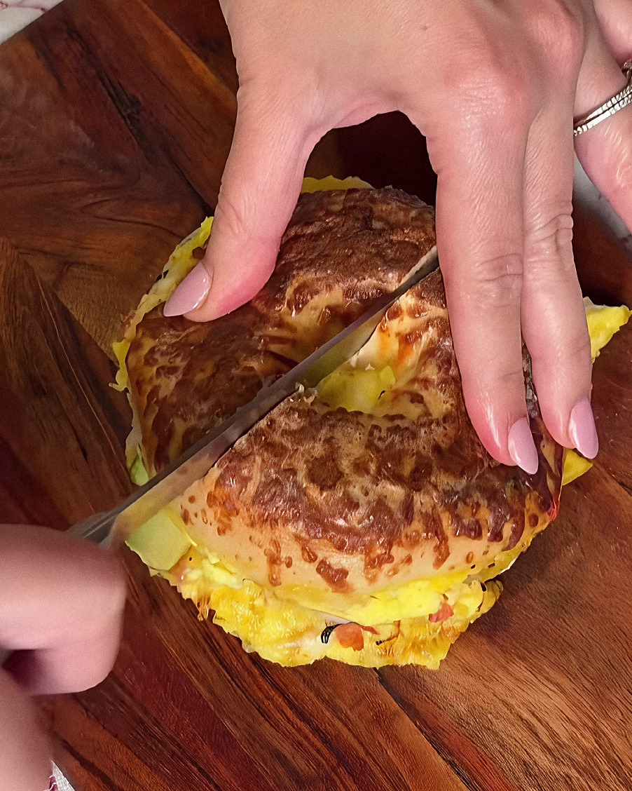 Loaded Bagel Egg Fold-Over recipe