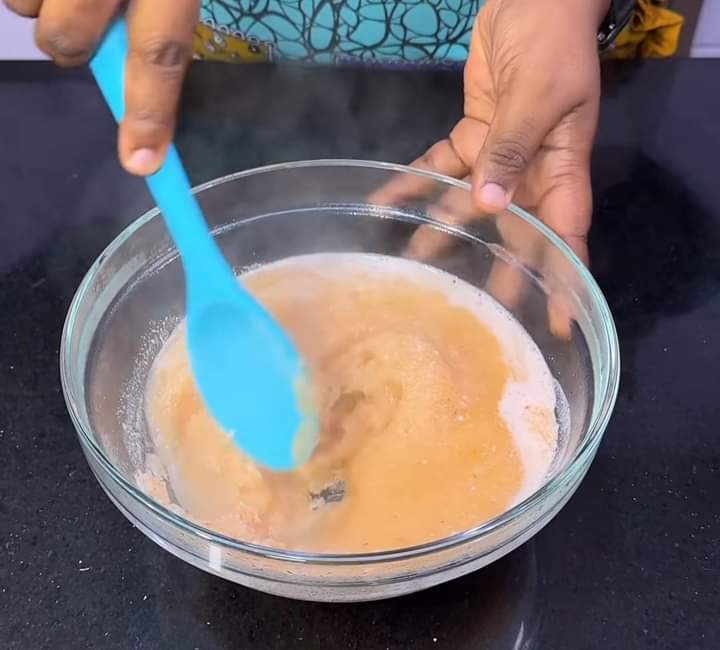 Step 1.1: Stir the mixture together
