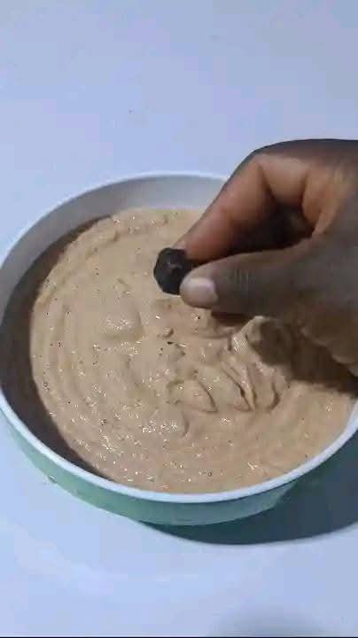 Step 1.2: Add seasoning cube (optional) and salt to the blended mixture