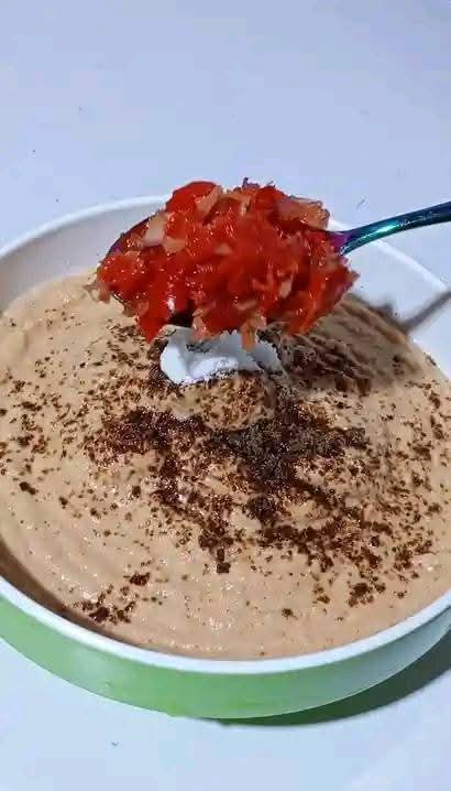 Step 1.1: Add coarsely ground onion and red peppers to the mixture and stir or whisk for 3-5 minutes