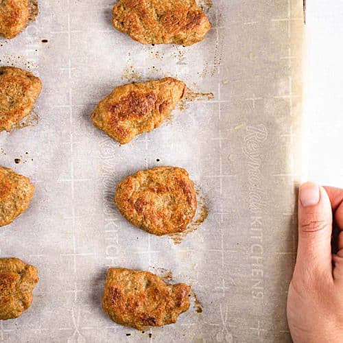 Step 1.1: Bake for 15 minutes, flip them, and bake for 10 more minutes