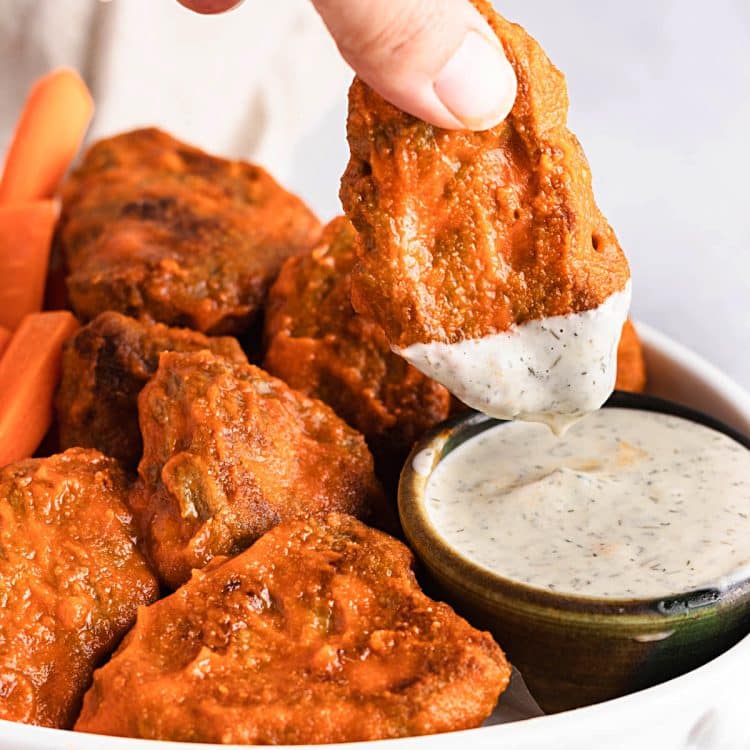 Vegan Seitan Chik'n Wings recipe