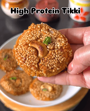 Vegetarian High Protein Tikki recipe