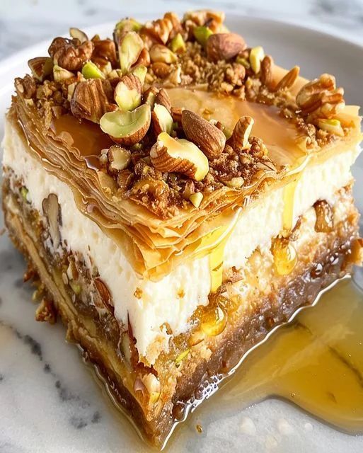 Honey Baklava Cheesecake recipe