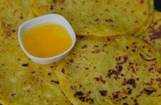 Step 1.1: Heat oil in a pan and fry both the side in the consistency of roti