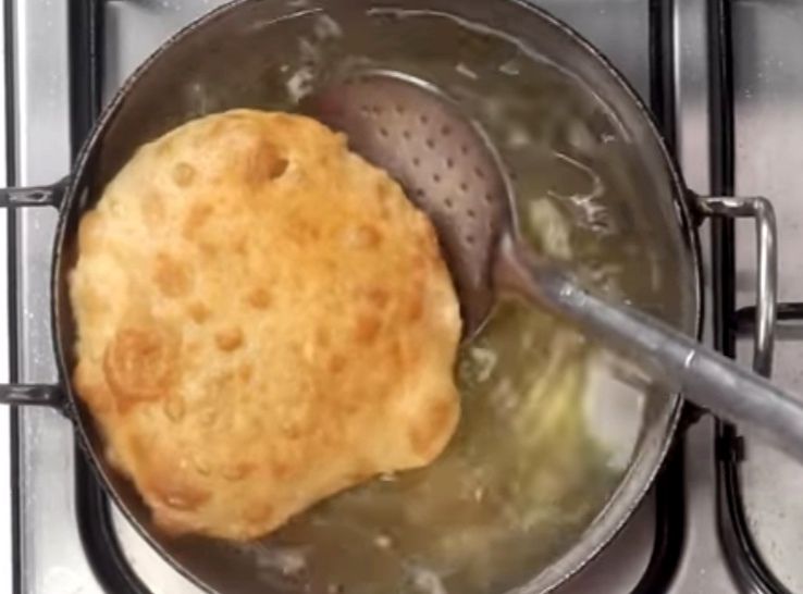 Step 1.1: Fry until golden brown on both sides