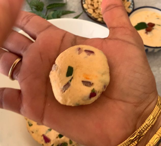 Step 1.1: Grease your palm with oil