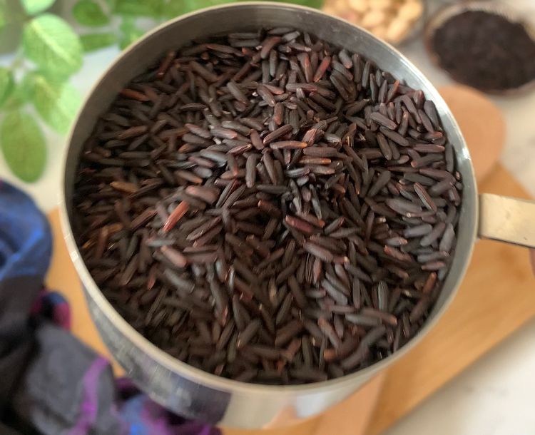 Step 1.1: Rinse the [black rice](https://amzn
