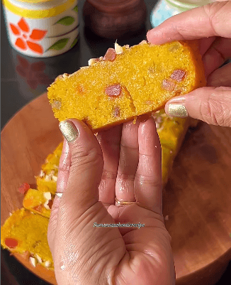 No Oven No Maida Mango Cake recipe
