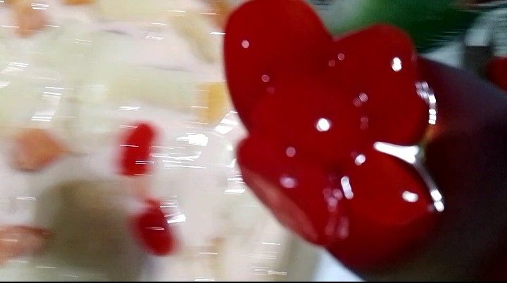 Step 1.1: Add in the green (optional) and red Kaong "Sugar Palm Fruit"