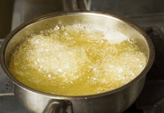 Step 1.1: • Heat the Oil