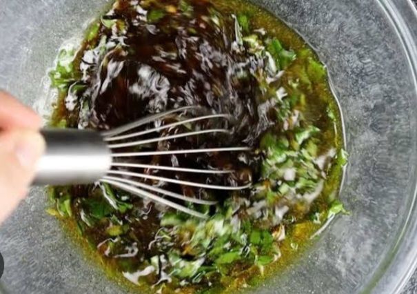 Step 1.1: In a small bowl, mix turmeric powder, red chili powder, Kashmiri chili powder, black pepper powder, ginger-garlic paste, fennel powder, lemon juice, and salt