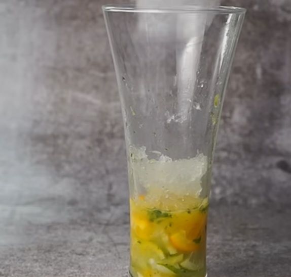 Step 1.2: Add crushed ice
