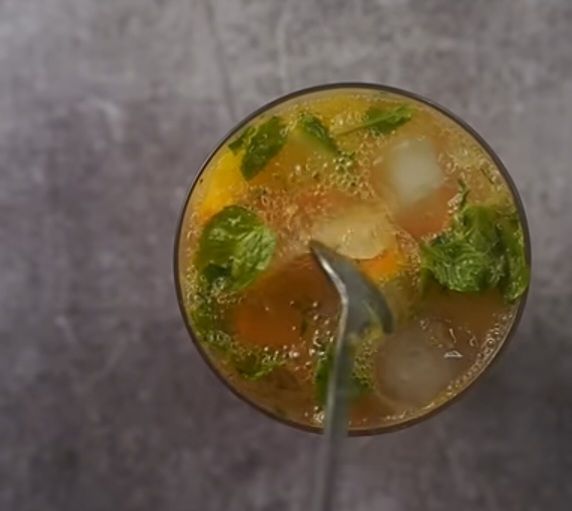 Step 1.1: Finally add soda/cold drink mix it all together
