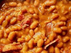 Step 1.1: Add drained baked beans and mix well