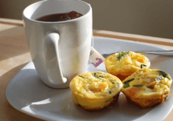 Step 1.1: Serve the Breakfast Egg Muffins warm