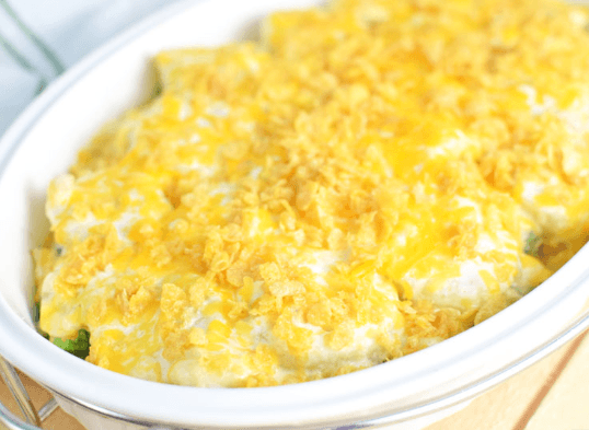 Step 1.1: Sprinkle the remaining 1/2 cup of shredded cheddar cheese over the top