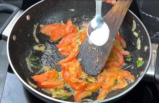Step 1.1: Add Half tsp salt so that it helps in the process fast