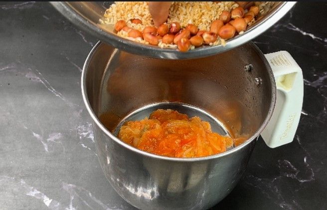 Step 1.1: Add the roasted Coconut mixture to the same blender