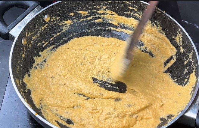 Step 2.3: Add the prepared masala paste and sauté for 3-4 minutes