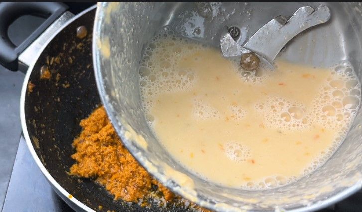 Step 2.2: Add water and mix well