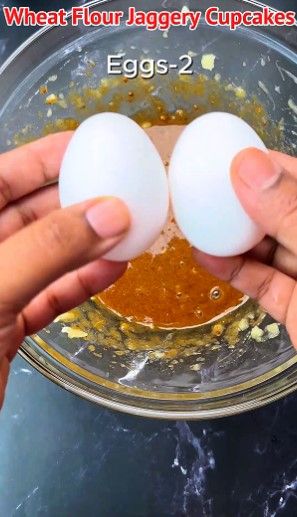 Step 1.1: Add room temperature eggs and beat again