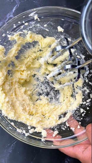 Step 1.4: In a large mixing bowl, add butter and sugar