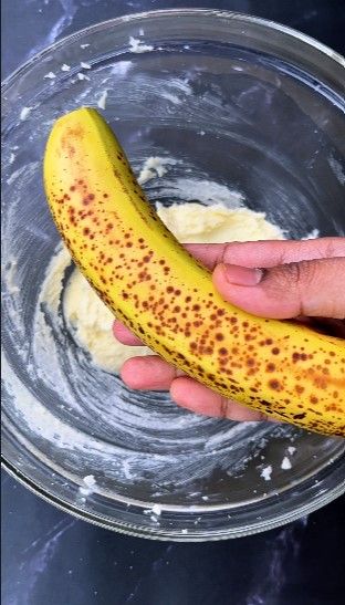 Step 1.1: Add the banana and beat again until smooth