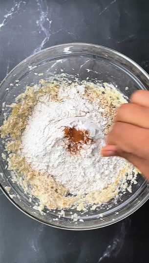 Step 1.5: Add oats, maida, baking soda, cinnamon powder, salt, and [vanilla extract](https://amzn