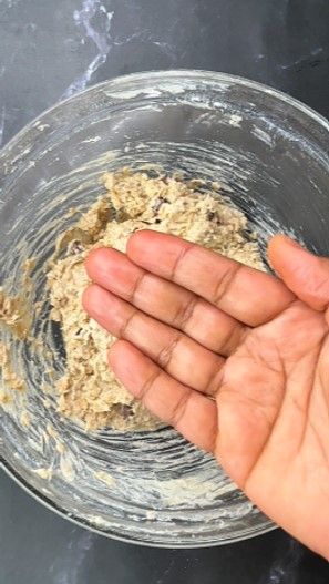 Step 1.1: Grease your hand with Oil/butter