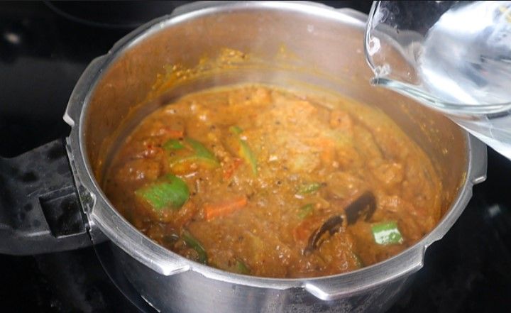 Step 3.4: Add Grinded masala paste and cook for 2 minutes